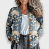 Aniela - Kwiatowy kardigan