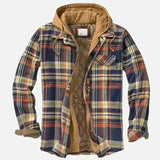 Jelmer | Patchwork jas met ruitdessin
