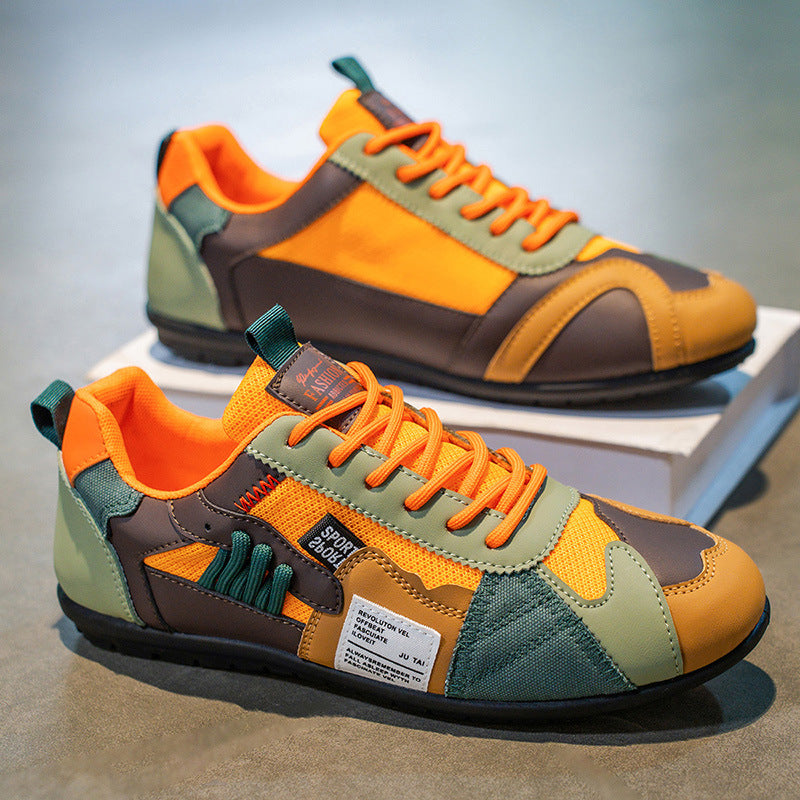 Lennard | Retro sneakers met kleurvlakken