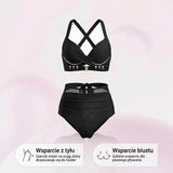 ZUZANNA - 2-W-1 BIKINI WYSOKI STAN Z EFEKTEM WYSZCZUPLAJĄCYM