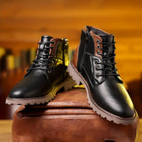 Marten | Bruine casual veterlaarzen