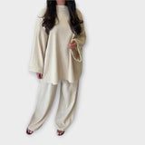 Ingrid - Zestaw Plus Size Côtelé