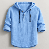 Noud | Marineblauw casual overhemd