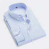 Roan | Blauw-wit gestreept overhemd