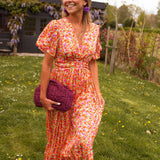 Sandra - Elegancka sukienka maxi