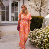 Sandra - Elegancka sukienka maxi