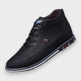 Sybe | Zwarte hoge casual schoenen