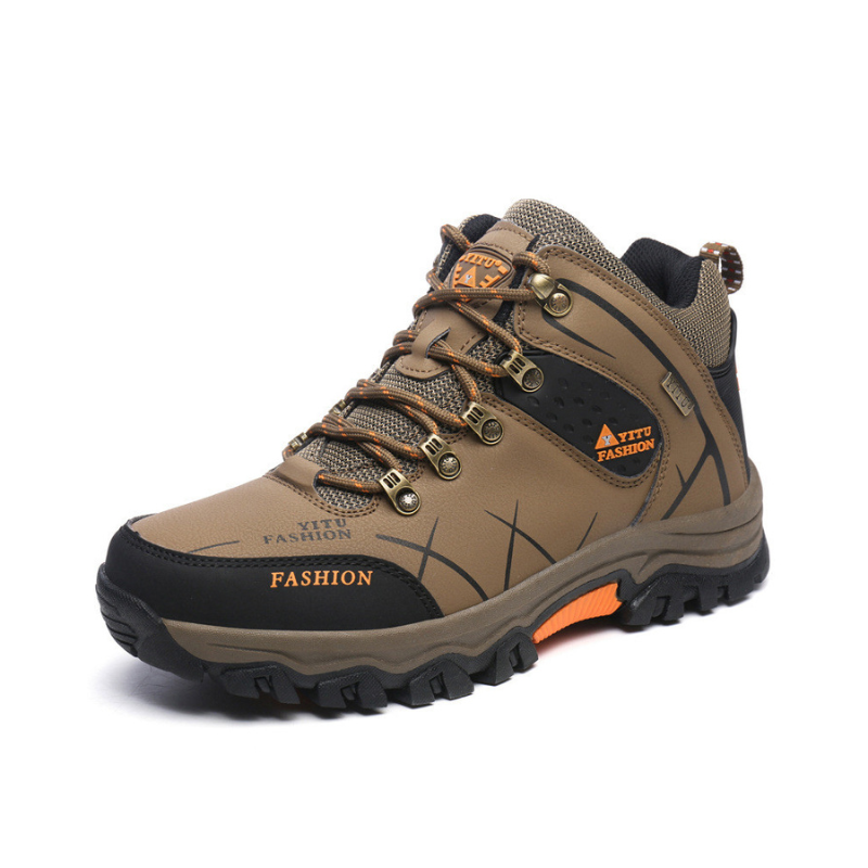 Youp | Groene wandelschoenen met veterhaken